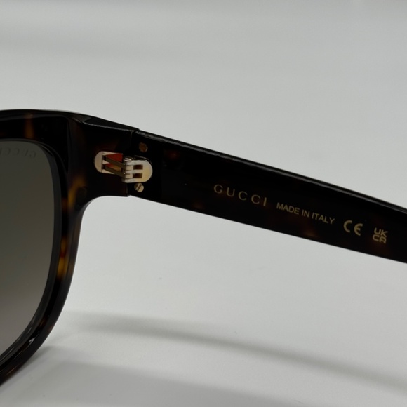 NEW GUCCI GG1409SK 002 HAVANA BROWN ROUND WOMEN GUCCI SUNGLASSES